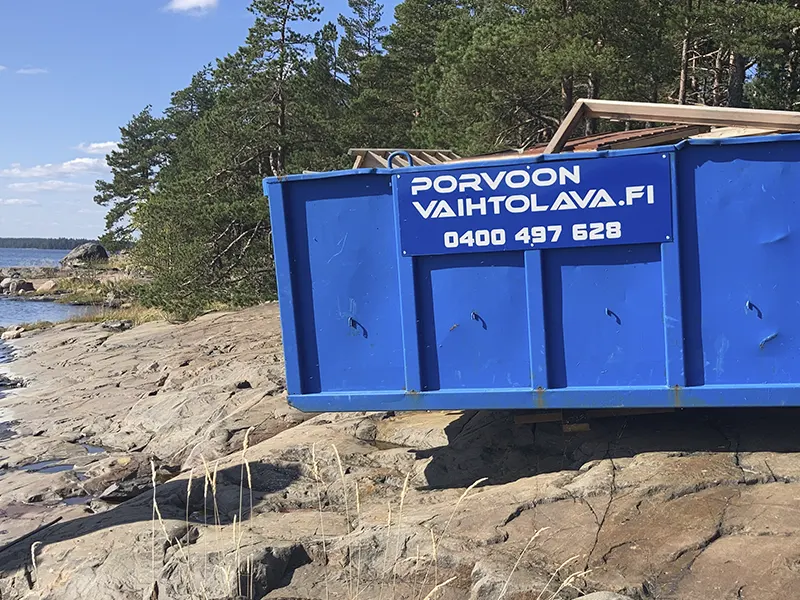 Porvoon Vaihtolava saaristossa videon pääkuva.